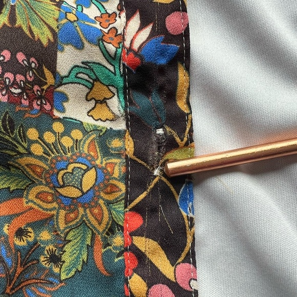 Emma & Michele Multicolor Floral Maxi Dress with pleated skirt vintage inspired - Picture 9 of 14